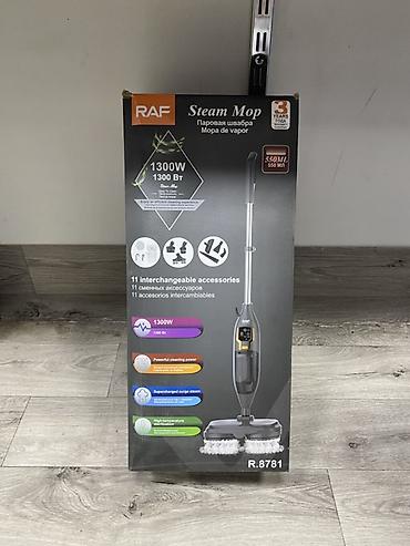 Паровая швабра RAF Steam Mop R.8781 - Мощность: 1300 Вт - Питание at lalafo.kg Паровая швабра RAF Steam Mop R.8781 - Мощность: 1300 Вт - Питание