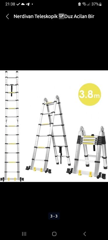 Nərdivanlar: DİQQƏT: Mağaza deyil.Anbar şirkət satışıdır.Hər çeşiddə Nərdivanların — 14