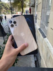 ikinci el ayfon 12: IPhone 12 Pro Max, 256 ГБ, Золотой, Гарантия, Беспроводная зарядка, С документами