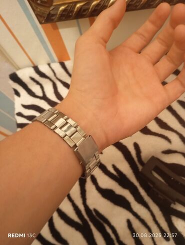 Классические часы: Классические часы часы, Серебро, США, Мужские, Б/у — 9