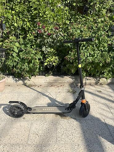 tuba: Elektrik skuter – NANROBOT (qara) - Güclü alüminium konstruksiya — 2