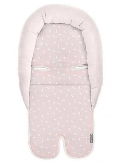 step deka cena: KikkaBoo podloga za autosedište od memorijske pene – Confetti Pink — 1