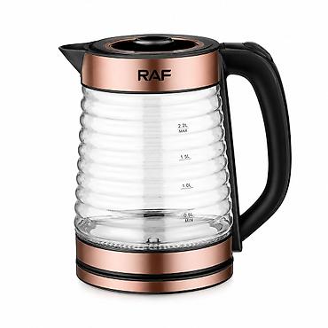 caydan caynik: №: 4803 Məhsulun adı: Elektrik çaydan RAF R.7882, 2.2 L, şəffaf Brend — 1