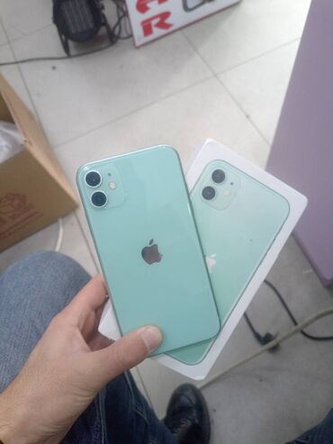 Apple iPhone: IPhone 11, 64 GB, Alpine Green, Sənədlərlə