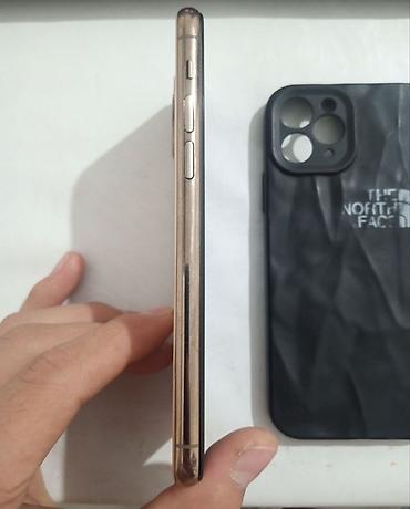 iphone 10plus: IPhone 11 Pro, Б/у, 256 ГБ, Золотой, Чехол, 80 % — 6