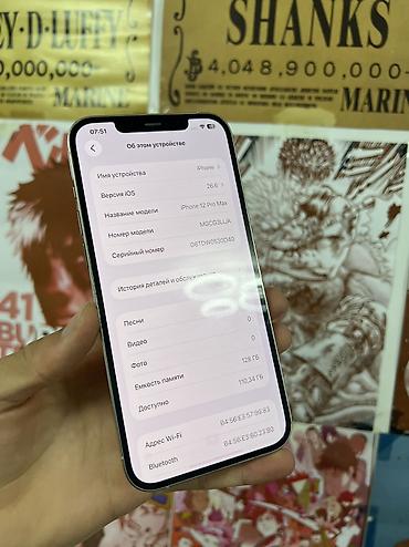 ipon: IPhone 12 Pro Max, Б/у, 128 ГБ, Белый, Стилус, 84 % — 3