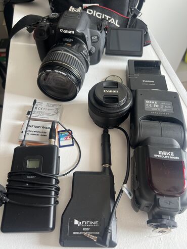 fotoapparat canon 600d kit 18 55: Комплект для видео/фото съемки - body 700d - объектив 17-85 с uv