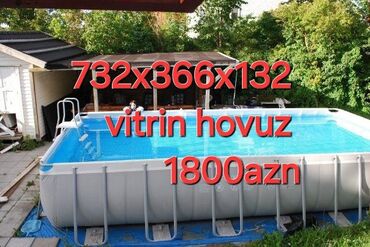 Hovuzlar: İşlənmiş Karkas Hovuz Intex, 9.1 - 10 m, 4501 - 5000 l