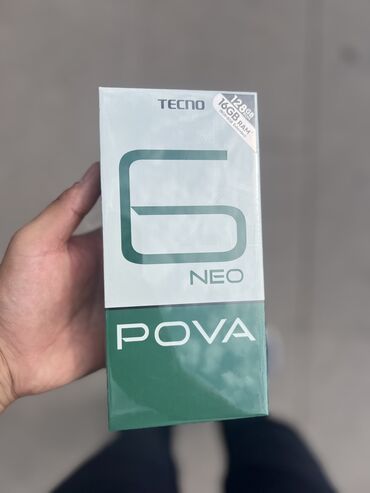 мобильные телефоны ми: Tecno Pova 6 Neo, Жаңы, 128 ГБ, 2 SIM