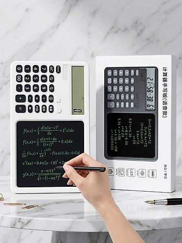 Многофункциональный настольный калькулятор с LCD‑планшетом для записей at lalafo.kg Многофункциональный настольный калькулятор с LCD‑планшетом для записей