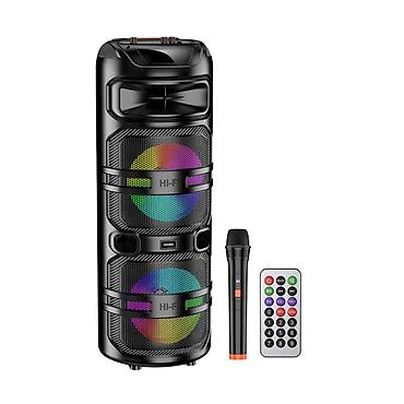 karaoke ses sistemi: Portativ karaoke akustik sistemi – Hi‑Fi güclü səs, RGB işıqlanma — 1