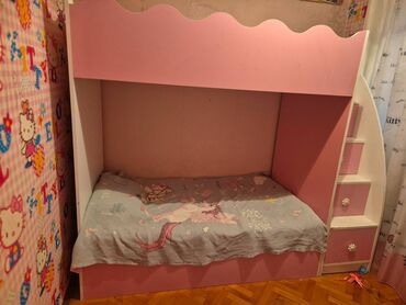 10 yas ucun tortlar qiz ucun: Qız üçün, İşlənmiş, Çarpayı, Matras ilə, Siyirməsiz, MDF