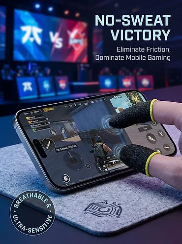 pocket 2: Игровые напальчники для смартфона (2 шт.) - Материал: эластичная — 1