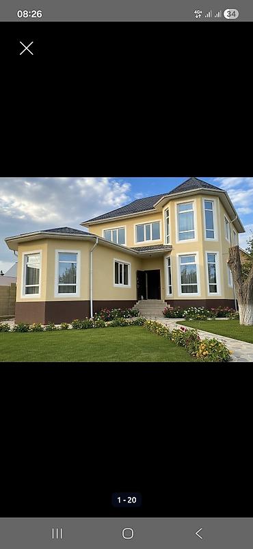 Фасадные работы: Декоративный штукатурка, краска, шпаклёвка, родбанк, клей тартабыз — 8