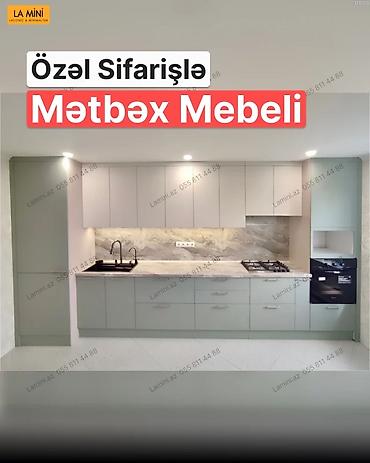 yaşil: Özəl sifarişlə mətbəx mebeli – müasir, minimal və funksional həllər — 1