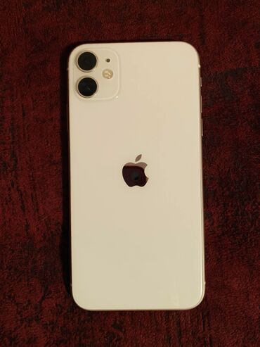 Apple iPhone: IPhone 11, Б/у, 64 ГБ, Белый, 75 % — 1