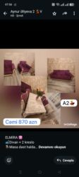 мадейра мебель в баку каталог: ELMİRA ♒ 🛋️Divan + 2 kreslo 🪑Masa dəst halda 🪄Matral mdf 💶Qiymət cəmi