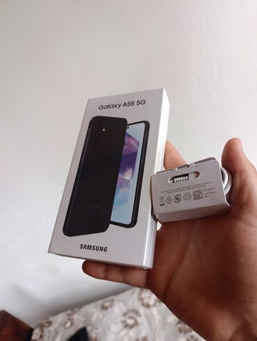 samsung a3 qiymeti 2019: Samsung Galaxy A55, 256 GB, rəng - Qara, Zəmanət, Sensor, Barmaq izi