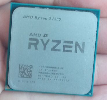 kampütür: Prosessor AMD Ryzen 3 1200, 3-4 GHz, 4 nüvə, İşlənmiş
