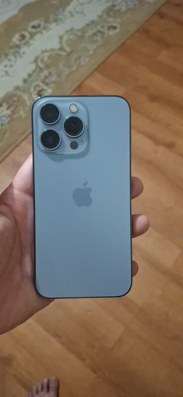 купить золотой номер: IPhone 13 Pro, Колдонулган, Көгүлтүр, Каптама, 77 %