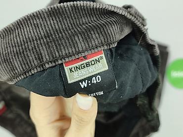 king: Męskie spodnie sztruksowe KINGBON Jeanswear - Krój: klasyczny, 5 — 5