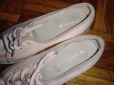 shoes: Prodajem original Lacoste ženske patike u nežno roze boji, u veličini — 6