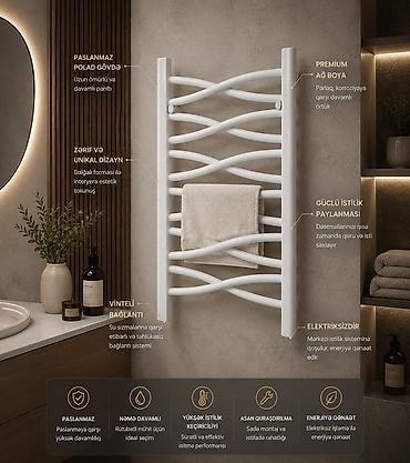 suşilka: Premium havluq/dəsmal quruducuları – zərif dizayn, yüksək keyfiyyət — 10