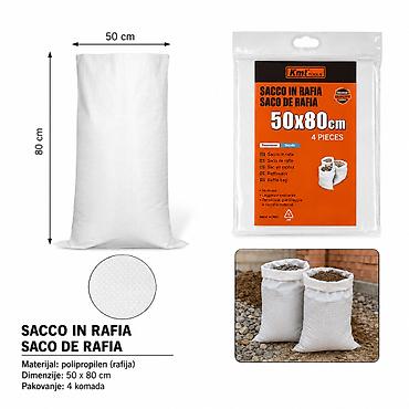KMT plastična vreća za smeće 50×80 cm – set od 4 komada (SKU: 2001766