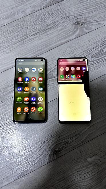 unihertz tank 3: Samsung Galaxy S10, Б/у, 128 ГБ, цвет - Зеленый, 2 SIM, eSIM — 10