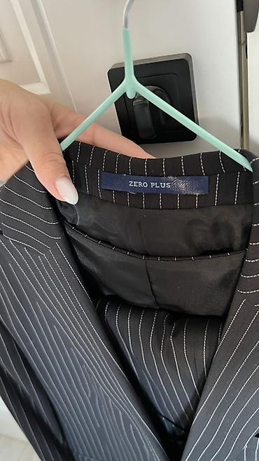 nike tech fleec: Мужской костюм ZERO PLUS в классическую тонкую вертикальную полоску — 2