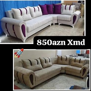divan xacmaz: Künc divan dəsti - L‑şəkilli dizayn, geniş oturma sahəsi - İki fərqli — 1
