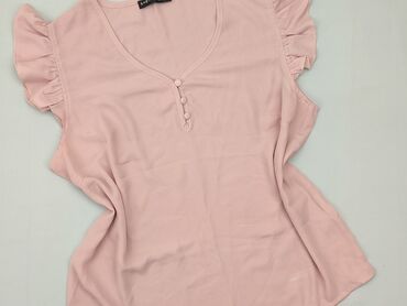 białe bluzki krótki rękaw: Blouse, Shein, M (EU 38), condition - Good