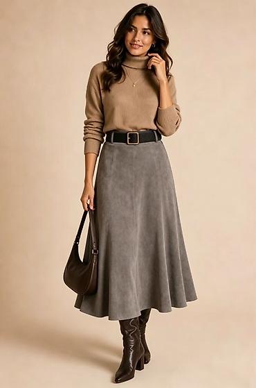 Suknje: Ženska suknja A‑kroja, midi dužine
2300din
S M L XL — 5