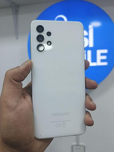 Samsung Galaxy A32, 64 GB, rəng - Ağ, Barmaq izi