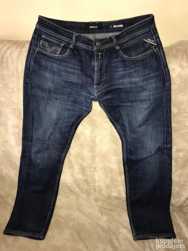 Farmerke: Original Replay farmerice 34 Made in Italy Polustruk 46cm, duzina — 7