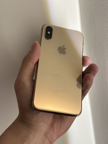 Apple iPhone: IPhone Xs, 64 ГБ, Золотой, Зарядное устройство, Чехол, 79 %