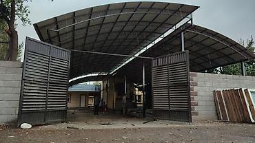 Навесы: Навес, Другая форма, Металл, Поликарбонат, Новый, Установка — 38