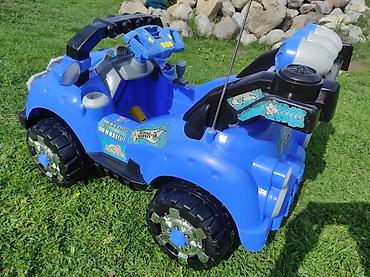 yeni doğulmuş uşaq paltarları: Uşaq elektrik maşını – off-road tipli, mavi rəng Xüsusiyyətlər:👉İkinci — 4