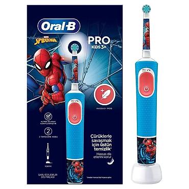 coman40 pro: Oral-B Pro Kids 3+ Elektrik Diş Fırçası – Marvel Spider‑Man dizaynı — 2