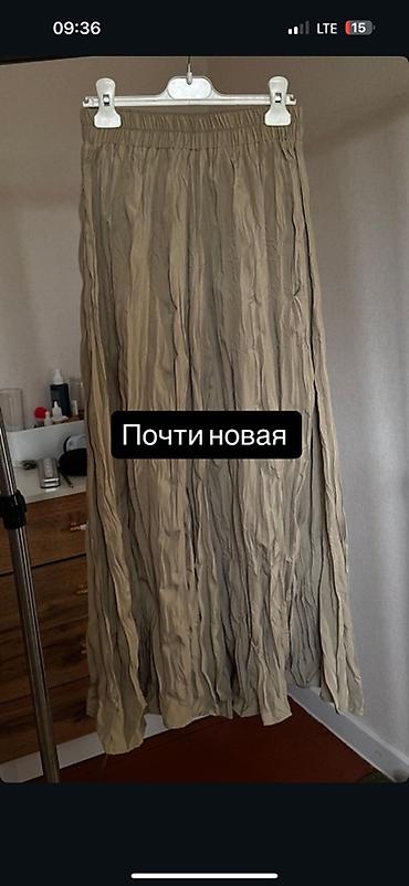 сумка винтажная: Юбка, Модель юбки: Плиссе, Макси, По талии — 1