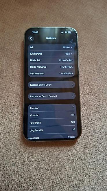 12 pro 2 əl: IPhone 14 Pro, 256 GB, Deep Purple, Face ID — 6