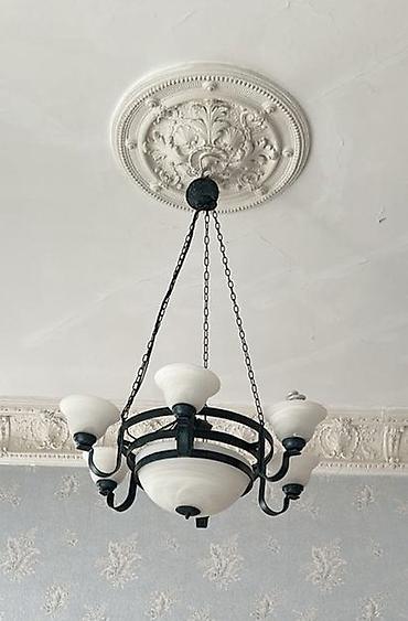 İşıqlandırma: Çılçıraq, 6 lampa, Metal — 1
