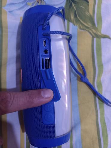 Динамики и колонки: Компактная беспроводная колонка T&G в синем корпусе. Оснащена — 7