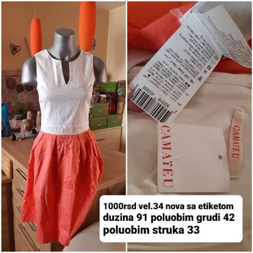 mona nova kolekcija haljine: S (EU 36), bоја - Šareno, Drugi stil, Kratkih rukava