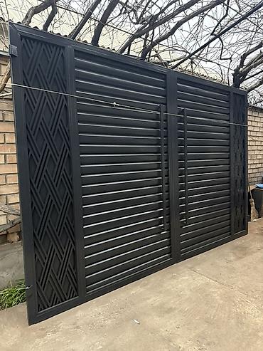 Распашные ворота: Металлические ворота и калитки под заказ - Изготовление распашных и — 14