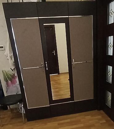 Yataq otağı dəsti - Komplekt: ikinəfərlik çarpayı və 3 qapılı paltar — 2