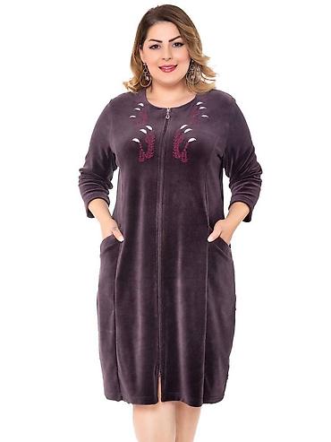 Домашние костюмы: Женские халаты Велюровые халат Тёплые халаты Модные халаты Одежда — 10