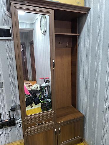 dehliz dolabl: Dəhliz üçün kombinə edilmiş paltar asqısı və dolab - Material: ağac — 2