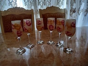 Qədəhlər, Şüşə, 6 ədədli dəst, 200 ml