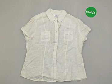 Koszule i bluzki: Bluzka, 2XL (EU 44), stan - Dobry, wzór - Jednolity kolor, kolor - Biały
